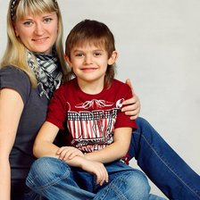 Схема вышивки «me and my son»