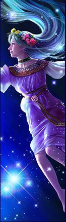 Плеяда (фрагмент) - девушка, фентези - оригинал