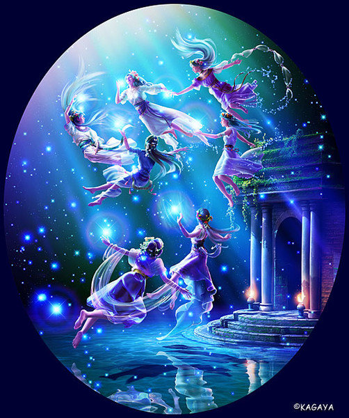 Плеяды - фентези, девушка - оригинал