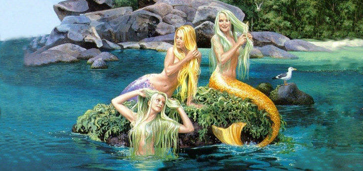 Русалки - девушка, фентези - оригинал