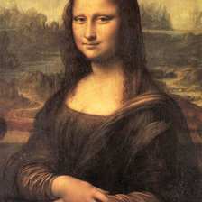 Схема вышивки «"Мона Лиза (Джаконда)" Леонардо да Винчи»