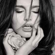 Схема вышивки «Девушка»