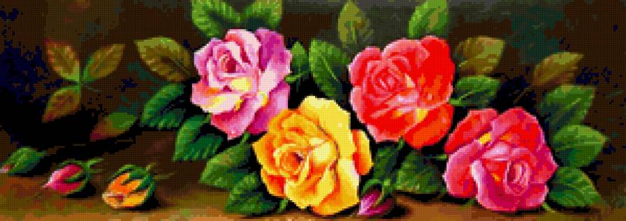 розы - картина - предпросмотр