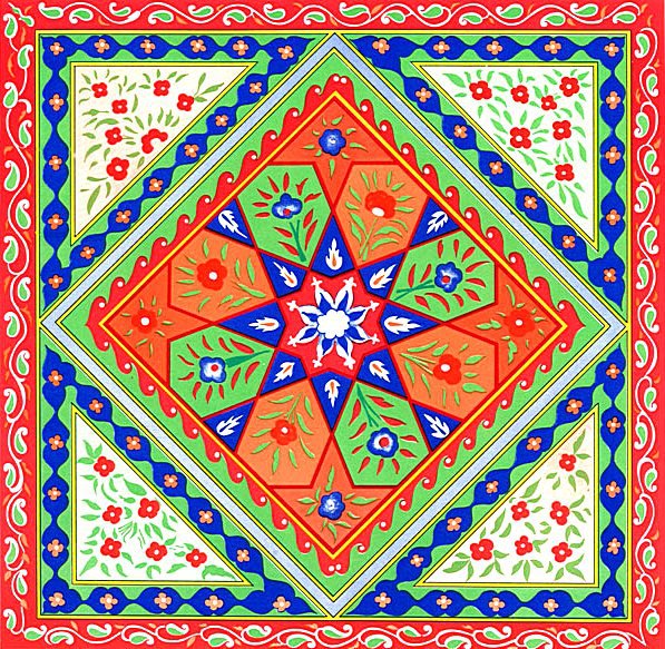 Узор на подушку - узор, подушка - оригинал