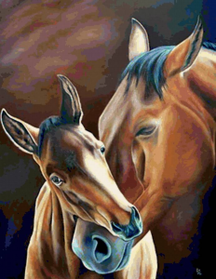 картина - лошади картина - предпросмотр