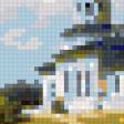 Предпросмотр схемы вышивки «Церковь над рекой (По картине М.Сатарова)» (№369973)