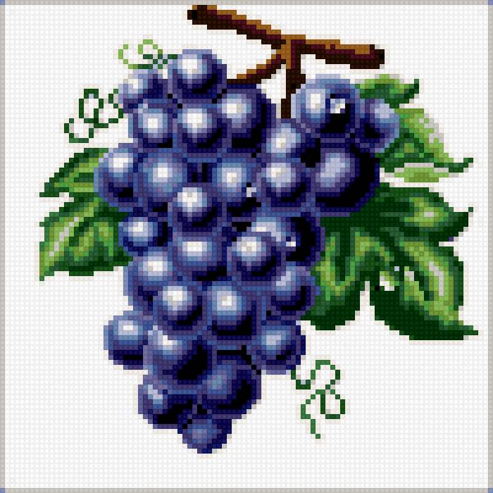 виноград - для кухни, фрукты, панно, виноград - предпросмотр