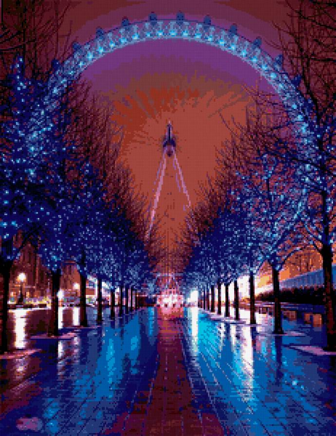 Ночной город - ночь, город - предпросмотр