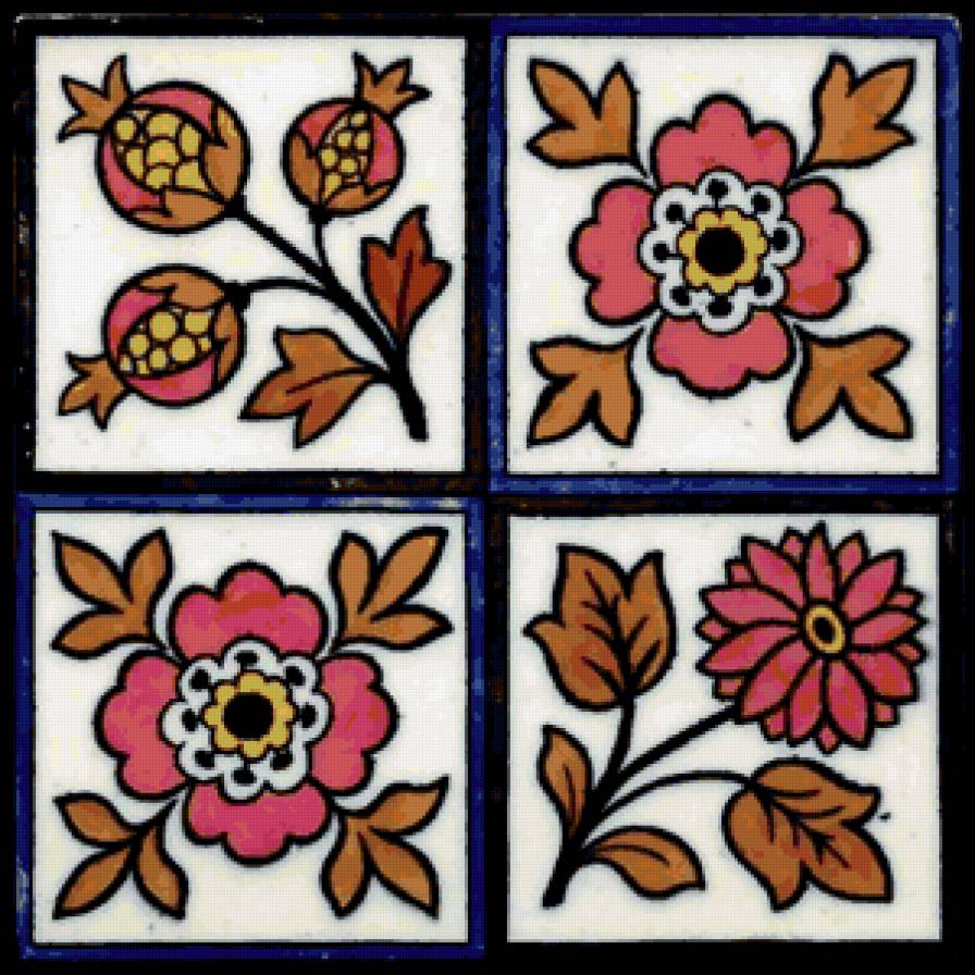 цветочное панно - предпросмотр