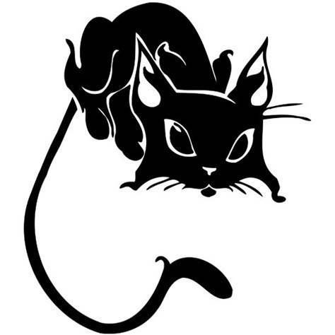 киса - монохром, кот, животные - оригинал