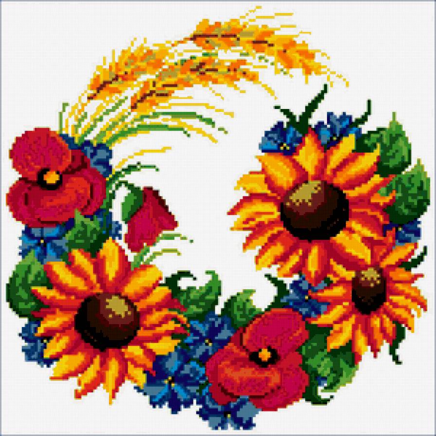 осенний венок - предпросмотр