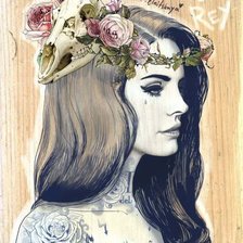 Схема вышивки «Lana Del Rey»