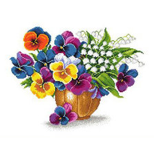 Схема вышивки «букет»