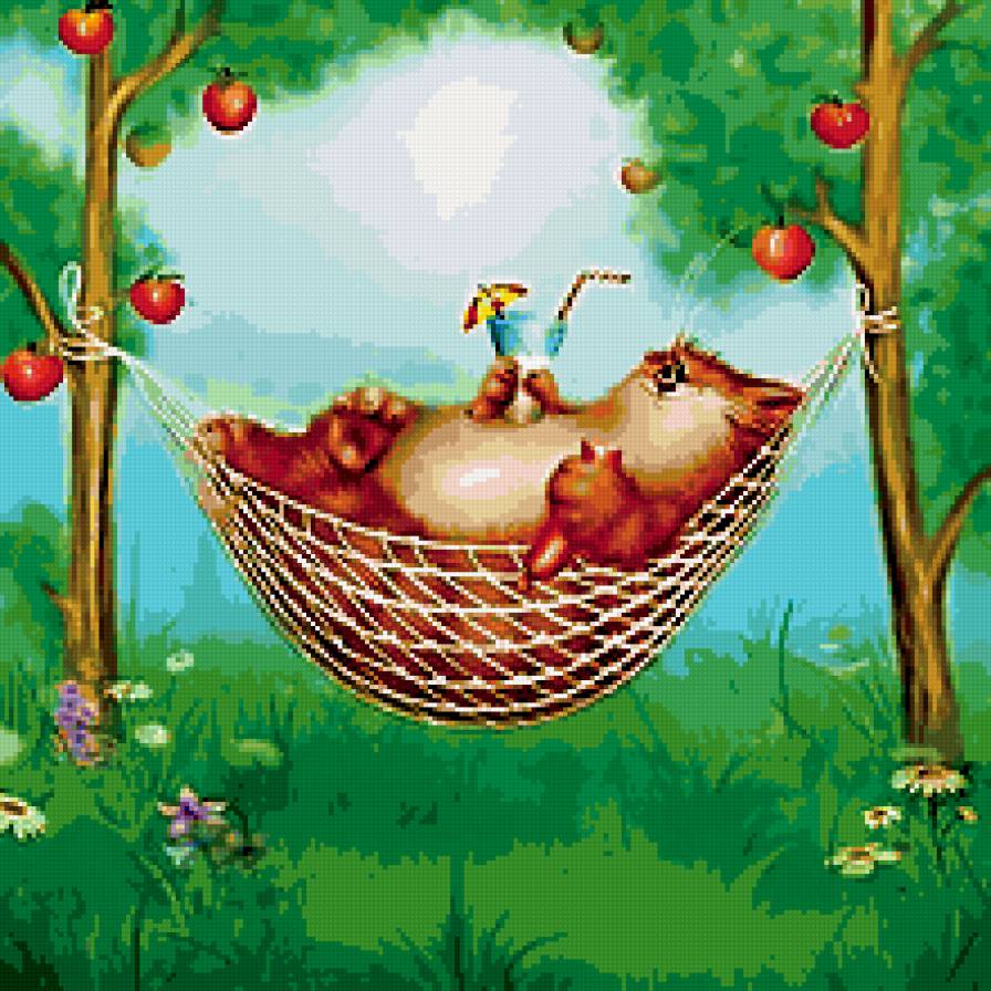 №372339 - лето, кот, отдых - предпросмотр