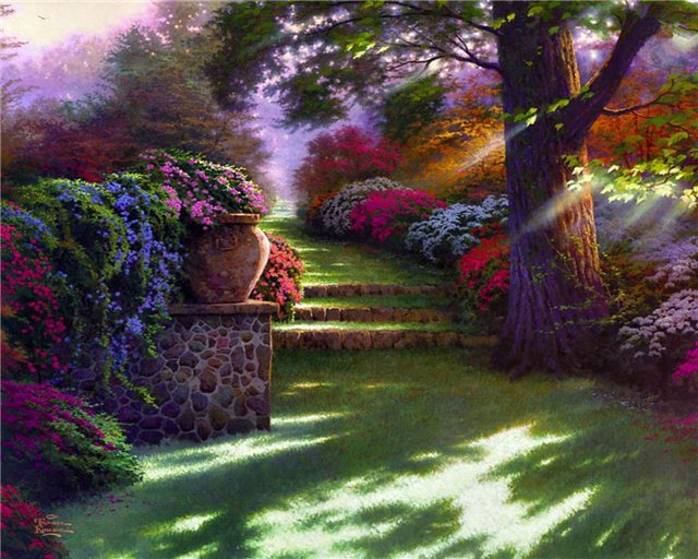 парк - аллея, пейзаж - оригинал