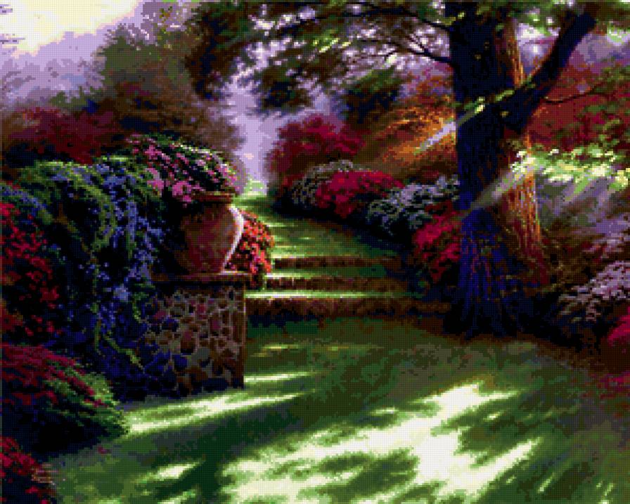 парк - аллея, пейзаж - предпросмотр