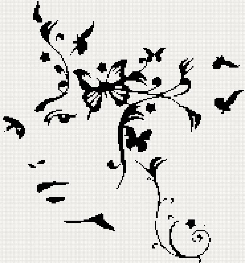 черно-белое - предпросмотр