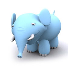 Схема вышивки «слон»