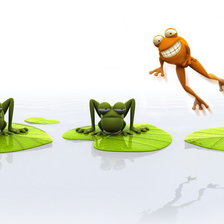 Схема вышивки «лягухи»