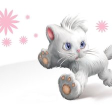 Схема вышивки «киса»