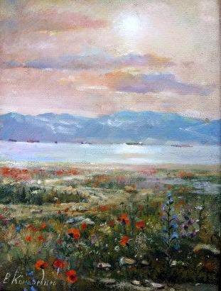 картина маслом Автор: Владимир Николаевич Комаревцев - картина маслом, природа - оригинал