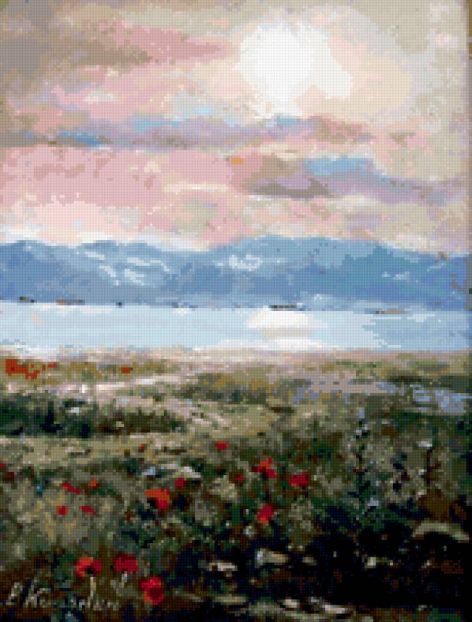 картина маслом Автор: Владимир Николаевич Комаревцев - природа, картина маслом - предпросмотр