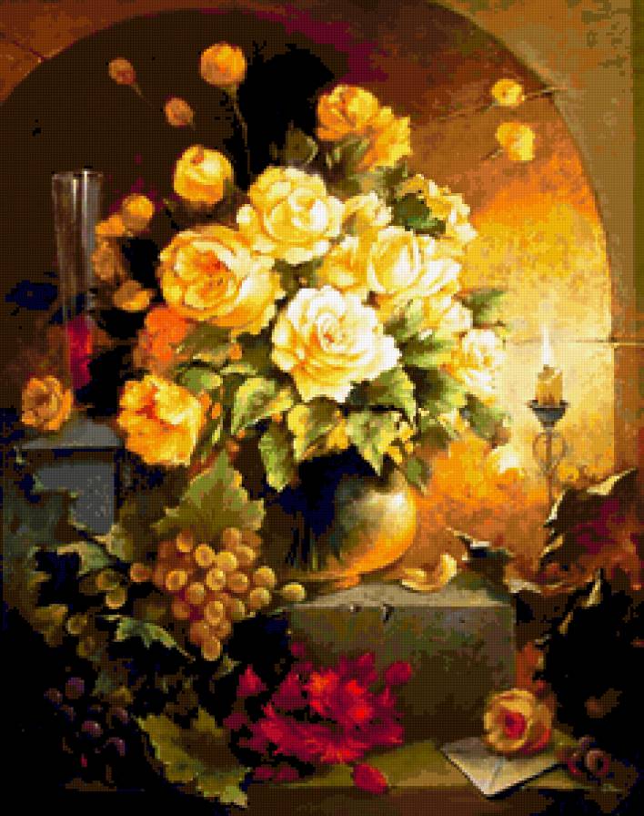 №373707 - дети, красота женщины, картины, девушка, цветы, фэнтези, живопис - предпросмотр