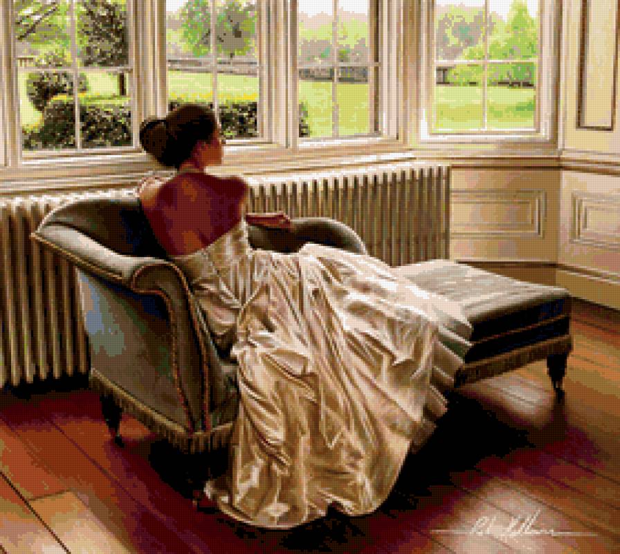 девушка у окна - образ, окно, она, девушка, женщина - предпросмотр