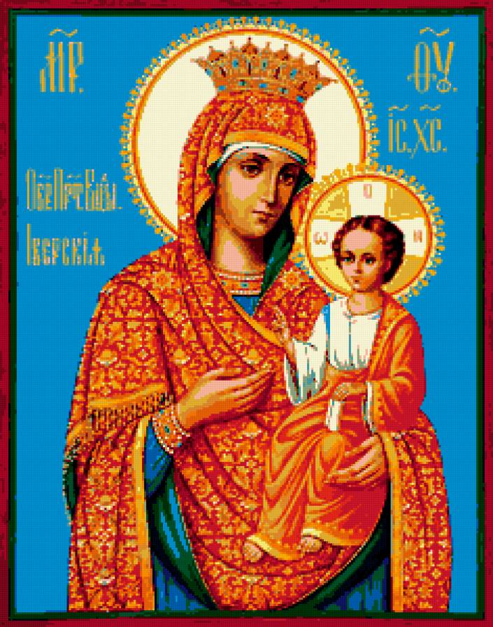 Икона - божья матерь - предпросмотр
