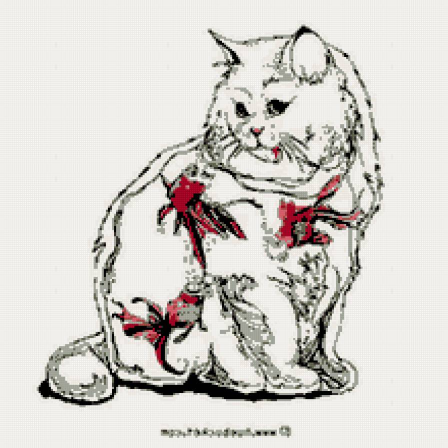 кот с рыбками - кот с рыбками - предпросмотр