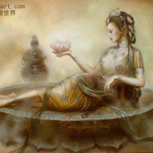 Схема вышивки «Восточная девушка»