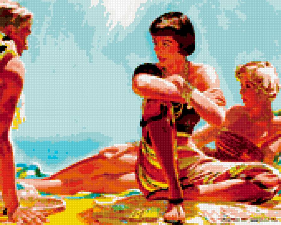 на берегу - предпросмотр