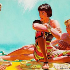 Схема вышивки «на берегу»