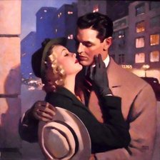 Схема вышивки «поцелуй»