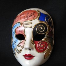 Схема вышивки «маска»