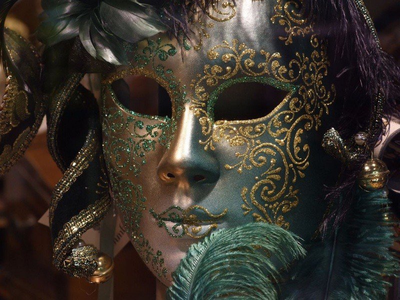 маска - люди, карнавал, праздник, венеция, маски, веселье - оригинал