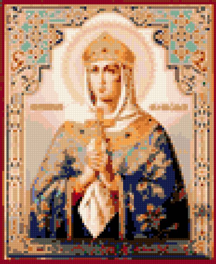 СВЯТАЯ КНЯГИНЯ ОЛЬГА - именные иконы - предпросмотр