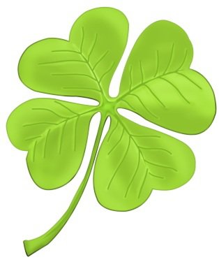 Клевер четырехлистник - заплатка, на одежду, принт - оригинал