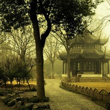 Схема вышивки «Японський сад»