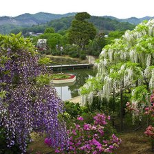 Схема вышивки «Японський сад»