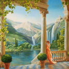 Схема вышивки «картина»