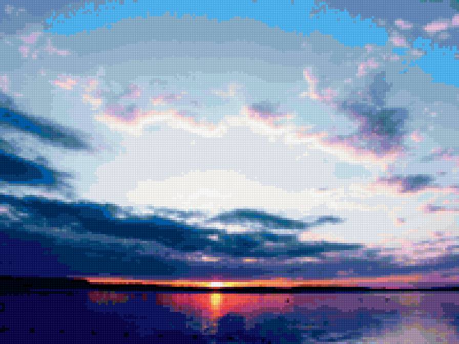 Отпуск) - закат, природа, море, пейзаж - предпросмотр