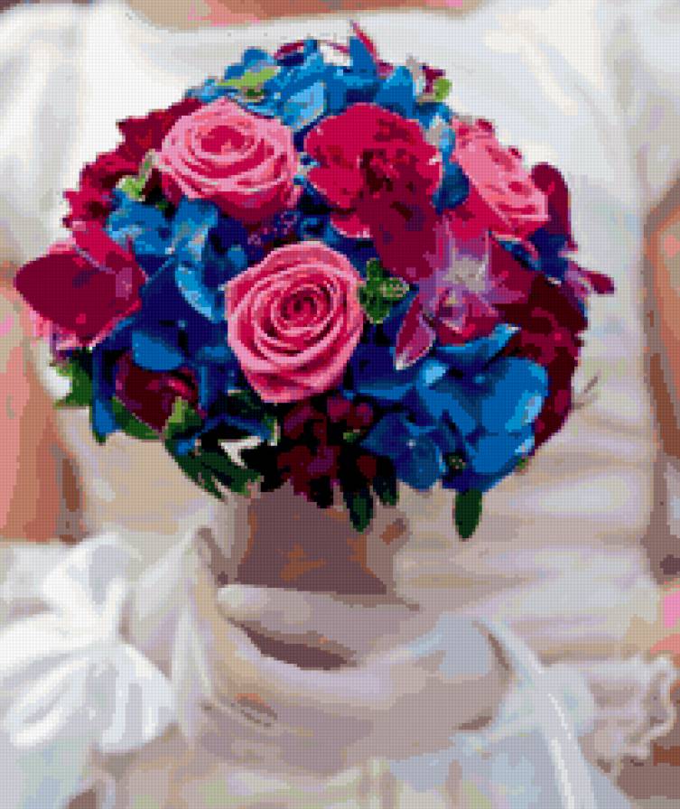 Свадебный букет 9 - цветы, букет, свадьба - предпросмотр