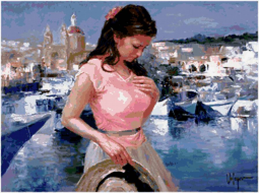 девушка - море, она, девушка, женщина, образ - предпросмотр