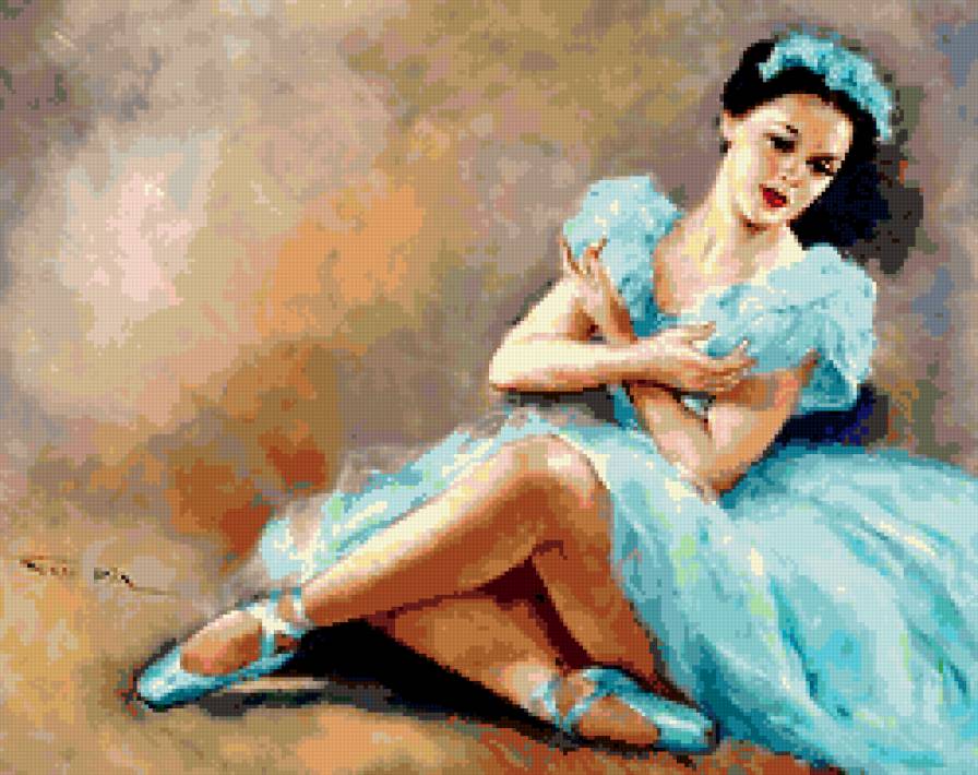 девушка - венок, женщина, образ, девушка, она, балерина - предпросмотр