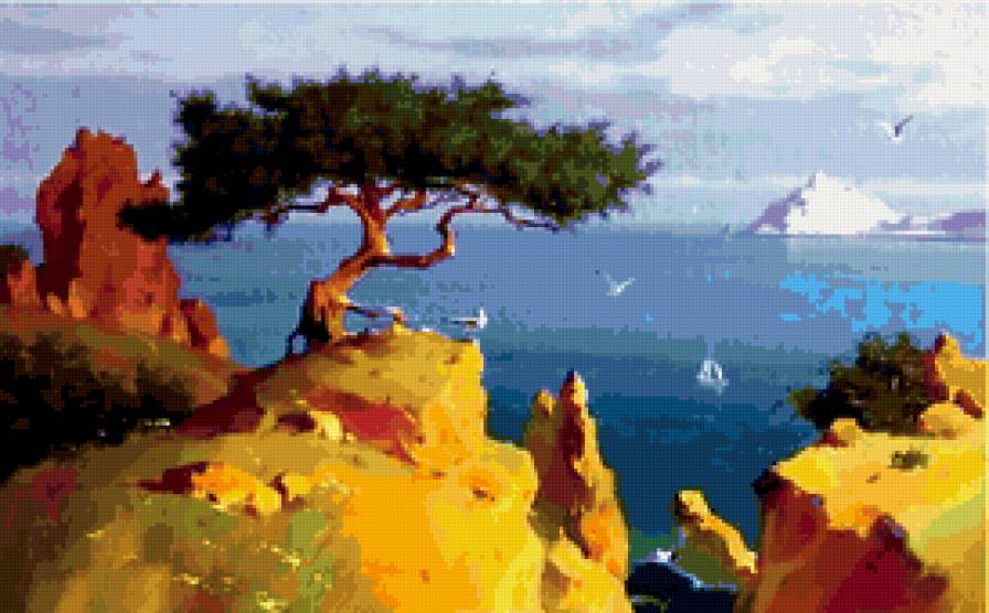 Медовый вечер.Новый свет. - щербаков о., современные художники - предпросмотр