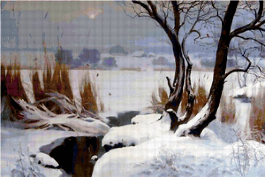 Зимушка - щербаков о., современные художники - предпросмотр