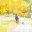 Предпросмотр схемы вышивки «Двое.Осенний парк.» (№376571)