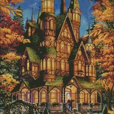 Схема вышивки «ОСЕННИЙ ЗАМОК ГАММА»