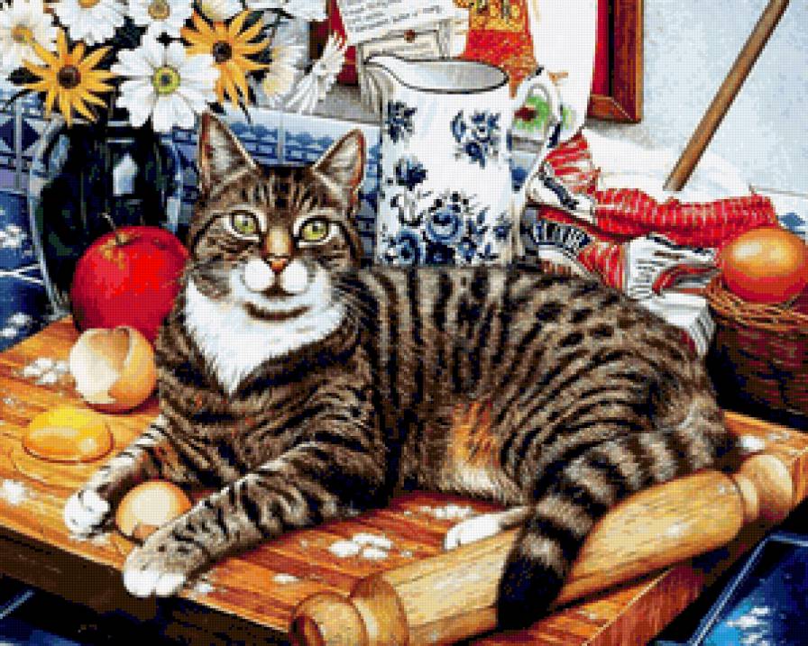 №377274 - цветы, дети, живопись, картины, фэнтези, красота женщины, девушка - предпросмотр